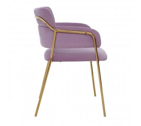 Tamzin Pink Velvet Dining Chair - Modern Home Interiors