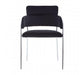 Tamzin Black Velvet Dining Chair - Modern Home Interiors
