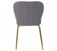 Tamzin Mink Velvet Tapered Back Dining Chair - Modern Home Interiors