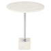 Rabia White Marble Side Table - Modern Home Interiors