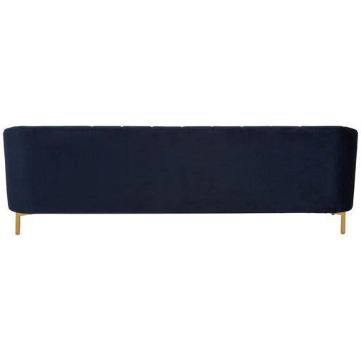 Isabella 3 Seater Blue Velvet Sofa - Modern Home Interiors