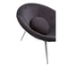 Orb Black Velvet Accent Chair - Modern Home Interiors