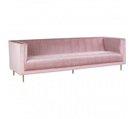 Otylia 3 Seat Pink Sofa - Modern Home Interiors