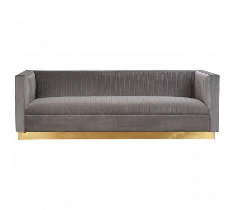 Opal 3 Seat Grey Sofa - Modern Home Interiors