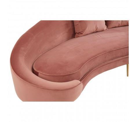 Osdin 4 Seat Salmon Pink Sofa - Modern Home Interiors