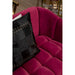 Isabella 3 Seater Wine Velvet Sofa - Modern Home Interiors