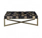 Relic Coffee Table With Brass Finish - Modern Home Interiors