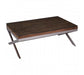 Kerala Natural Coffee Table With Cross Base - Modern Home Interiors