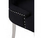 Richmond Black Velvet Dining Chair - Modern Home Interiors