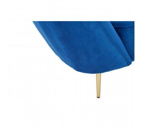 Felizia Midnight Left Arm Velvet Chaise - Modern Home Interiors