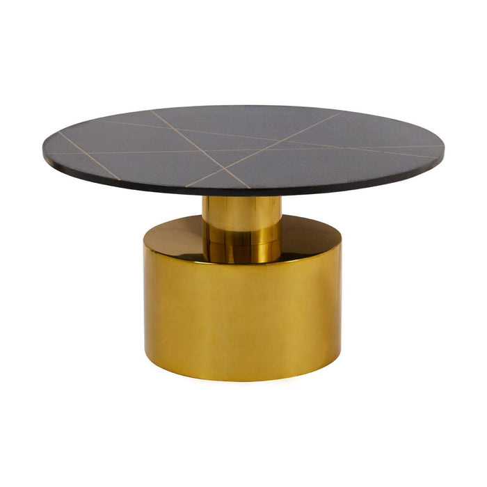 RABIA COFFEE TABLE WITH BLACK MARBLE TOP - Modern Home Interiors