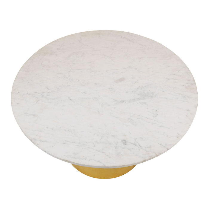 RABIA COFFEE TABLE WITH WHITE MARBLE TOP - Modern Home Interiors