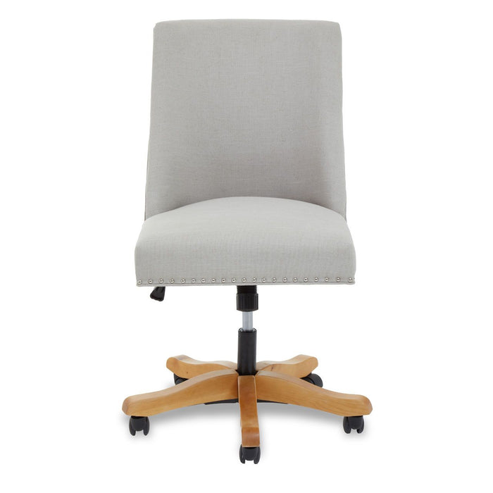 Plush Fabric Home Study Office Chair