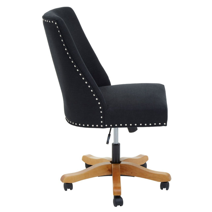 Plush Fabric Home Study Office Chair