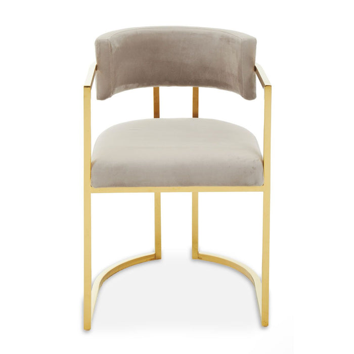 Luxe Velvet and Gold Dining Chair