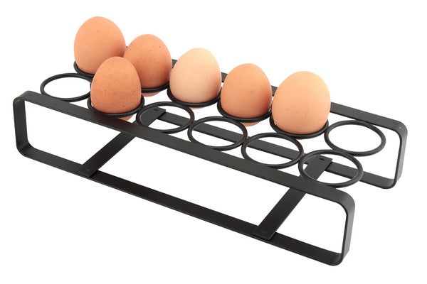 Kitchen Essentials Flat Iron Egg Rack