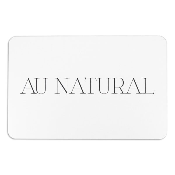 Artsy Mats Au Natural White Stone Non Slip Bath Mat - Touch Dry