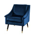 Martina Blue Velvet Armchair - Modern Home Interiors