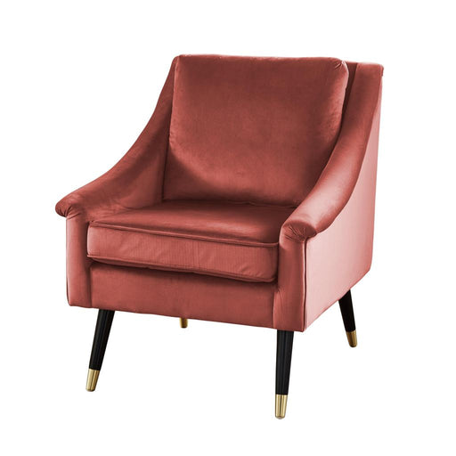 Martina Rose Blush Velvet Armchair - Modern Home Interiors