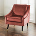 Martina Rose Blush Velvet Armchair - Modern Home Interiors