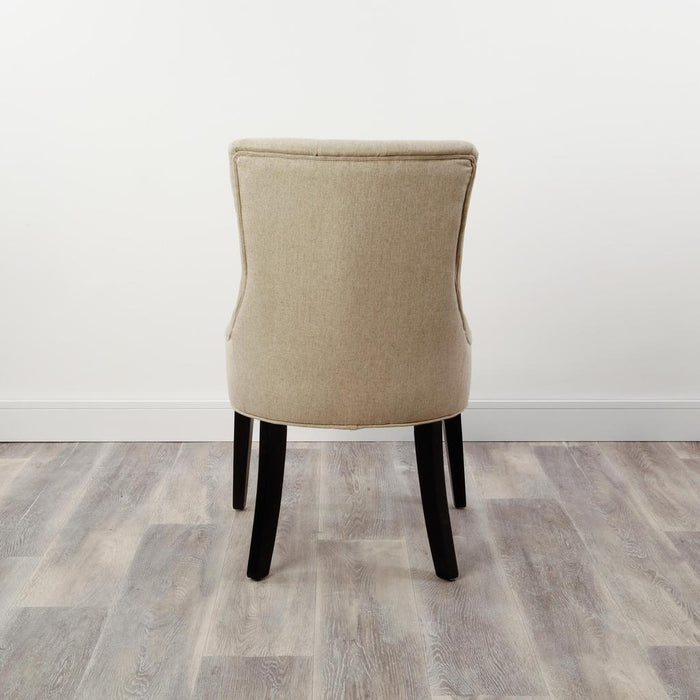 Cheshire Beige Textured Fabric Dining Chairs (Set of 2) - Modern Home Interiors
