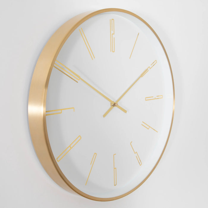 Gold 16" Modern Analogue Clock