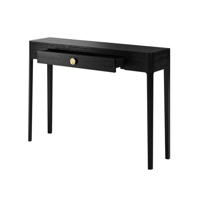 Abberley Console | Black 1 Drawer
