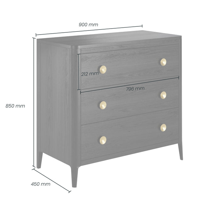 Abberley Chest of Drawers | Black