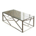 Abstract Geo Silver Coffee Table - Modern Home Interiors