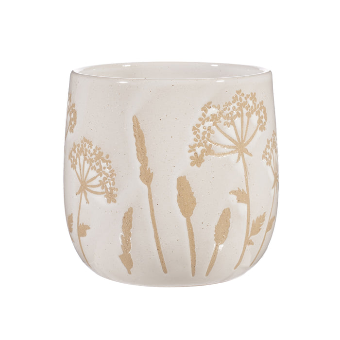 Cow Parsley White Planter Small