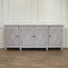 Classical Distressed Mahogany Wood Sideboard - 206cm - Modern Home Interiors