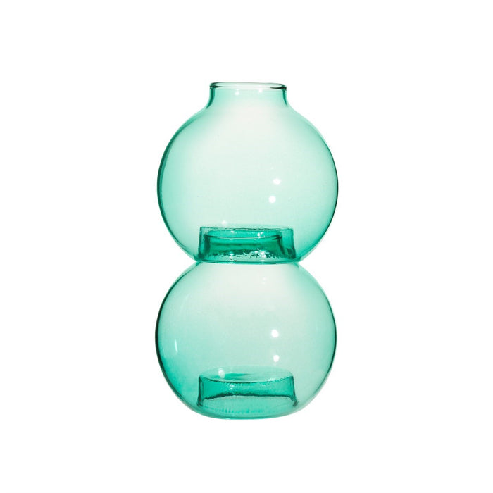 Turquoise Stacking Bubble Vase