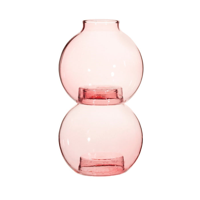 Pink Stacking Bubble Vase