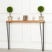 Rustic Wooden Hairpin Hall Console Table - 77cm - Modern Home Interiors