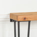 Rustic Wooden Hairpin Hall Console Table - 92cm - Modern Home Interiors