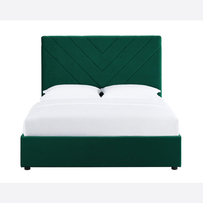 Islington Forest Green Velvet Bed Frame