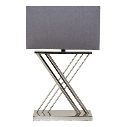 RV Astley Roma Nickel Table Lamp - Modern Home Interiors