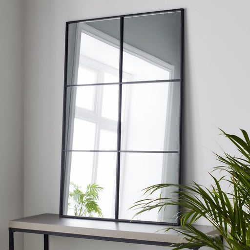 Brooklyn Window Grid Mirror - Rectangular - Modern Home Interiors