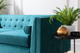 Bespoke Miami Velvet and Chrome Luxe Sofa Collection - All Options - Modern Home Interiors