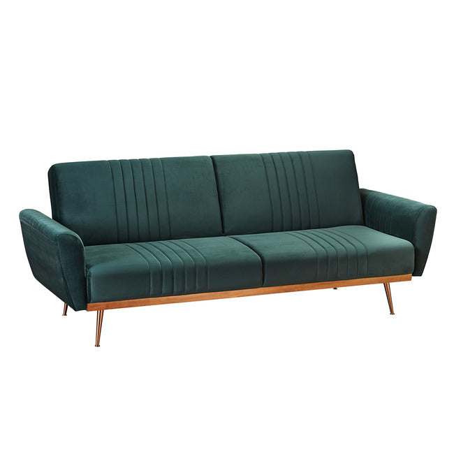 Nico Green Velvet Sofa