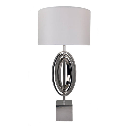 RV Astley Seraphina Nickel Table Lamp - Modern Home Interiors