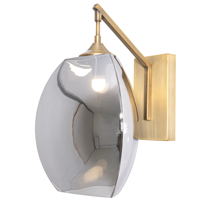 Talence Wall Lamp -  Brass and Grey Finish