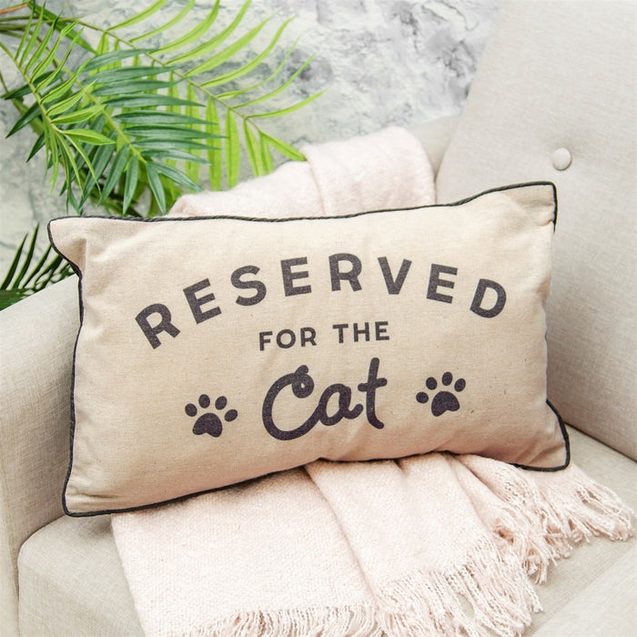 Reserved For Cat Decorative Cushion