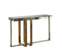 Matrix Gold and Silver Console Table - Modern Home Interiors