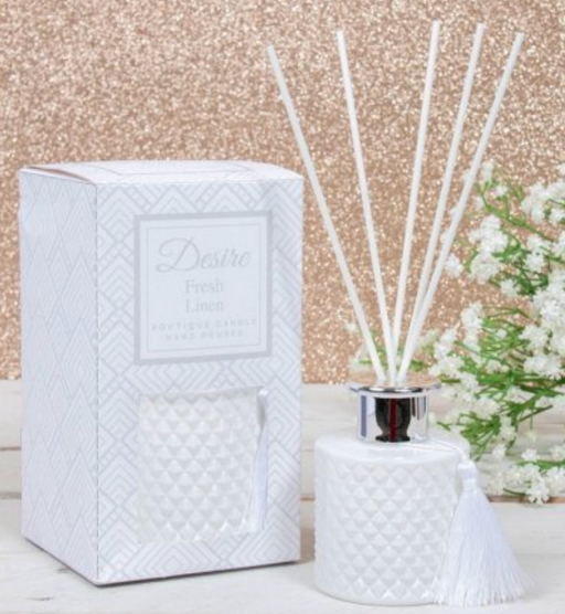 Fresh Linen Desire Diffuser with Gift Box - 100ml - Modern Home Interiors