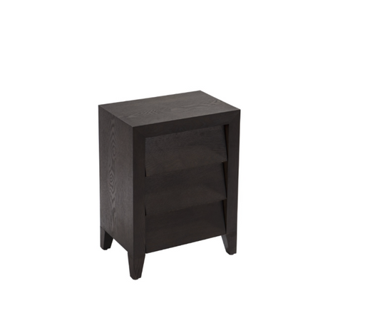 RV Astley Amato bedside in chocolate finish - Modern Home Interiors