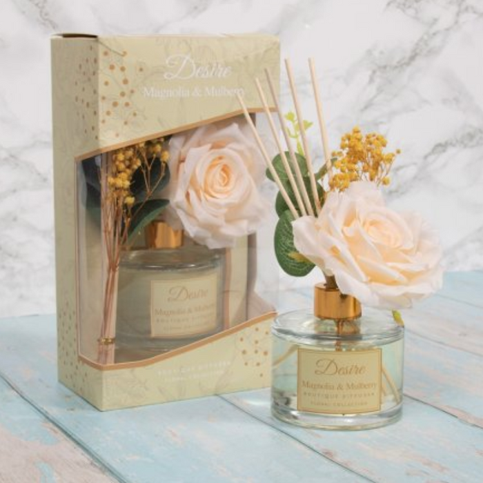 Floral Desire Diffuser Magnolia & Mulberry - 100ml with Gift Box