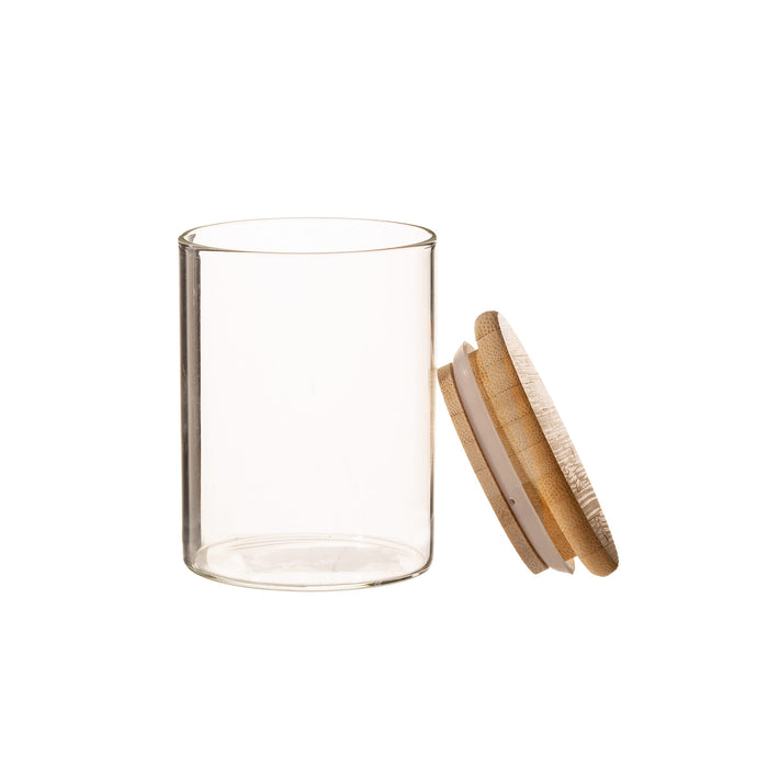Storage Jar With Bamboo Lid - 4 Sizes Available