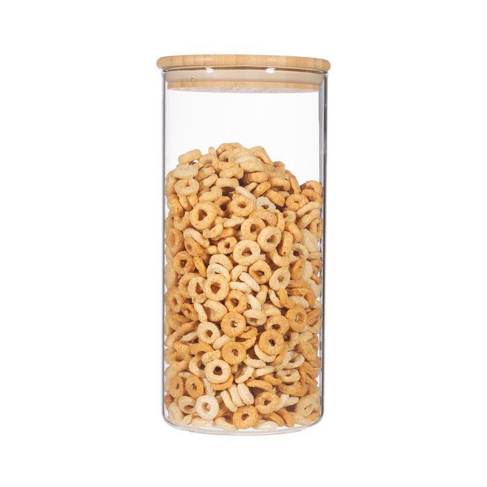 Storage Jar With Bamboo Lid - 4 Sizes Available