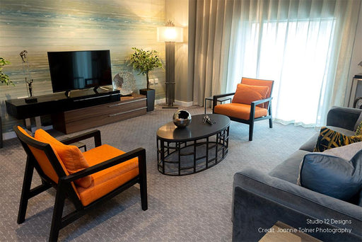 Mischa Armchair - Orange - Modern Home Interiors